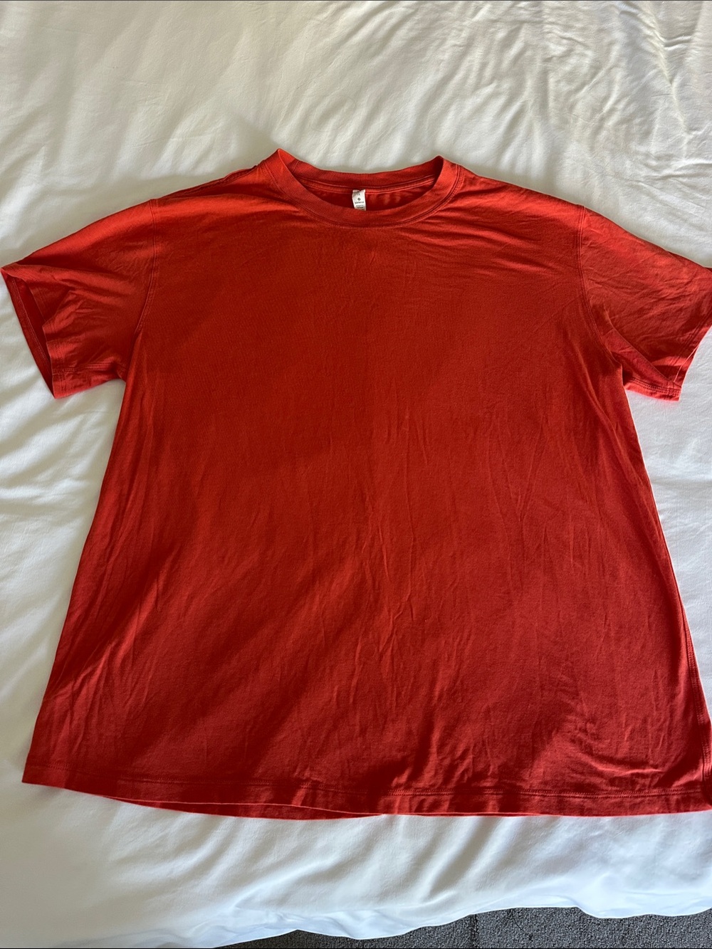 lululemon athletica burnt orange Short Sleeve Crew Tee